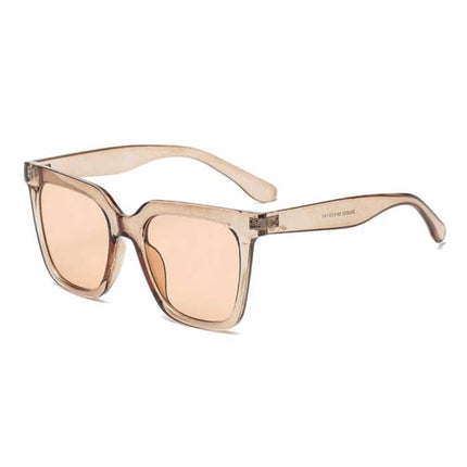 Vintage Zonnebril voor Dames - Retro Bril Eyewear UV400 Driving Shades Lichtbruin