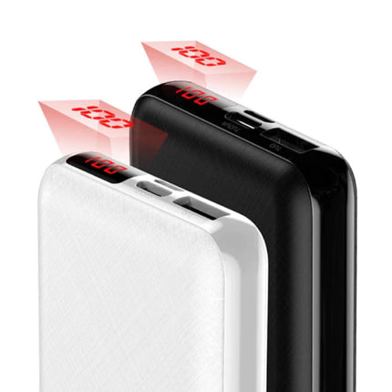 10.000mAh Mini Powerbank Externe Noodaccu Batterij Draagbare Oplader