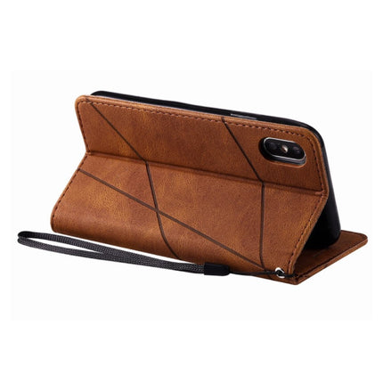 Xiaomi Mi A3 Flip Case - Leren Portefeuille PU Leer Wallet Cover Cas Hoesje Bruin