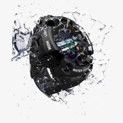 Attack Smartwatch - Slaapmonitor Hartslag Fitness Sport Activity Tracker Smartphone Horloge iOS Android IPX6 Waterdicht Zwart