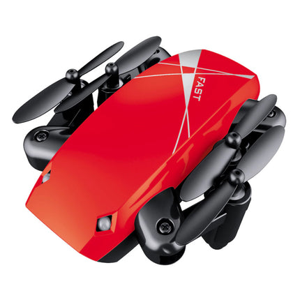 S9W Mini RC Pocket Drone Quadcopter Speelgoed met Gyro Stabilistatie Rood