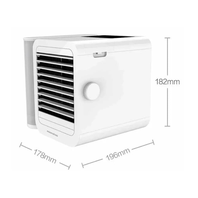 Draagbare Air Conditoner Ventilator - Mini USB Luchtkoeler - 1000ml Watertank - Wit