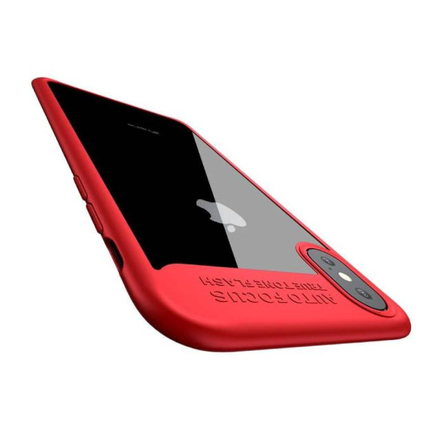 iPhone SE (2020) - Auto Focus Armor Case Cover Cas Silicone TPU Hoesje Rood