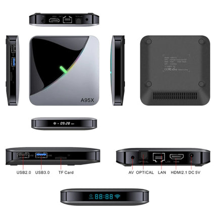 A95X Air 8K TV Box Mediaspeler Android Kodi - 4GB RAM - 64GB Opslagruimte
