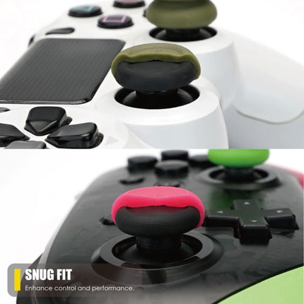 6 Thumb Grips voor PlayStation 4 en 5 - Antislip Controller Caps PS4/PS5 - Zwart