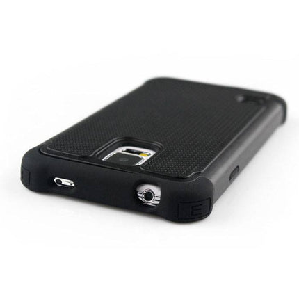 Voor Apple iPhone 4S - Hybrid Armor Case Cover Cas Silicone TPU Hoesje Zwart