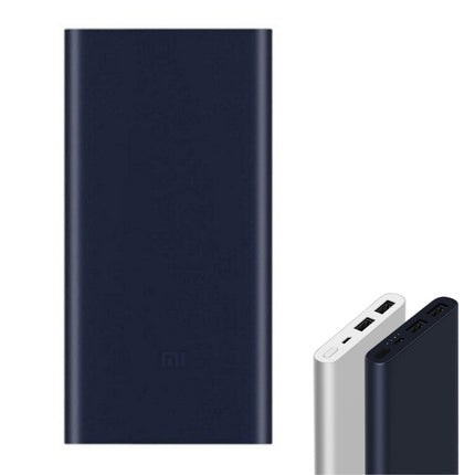 Mi Powerbank 2 - 10.000mAh met 2 Oplaadpoorten  - LED Batterijstatus Externe Noodaccu Batterij Oplader Charger Blauw