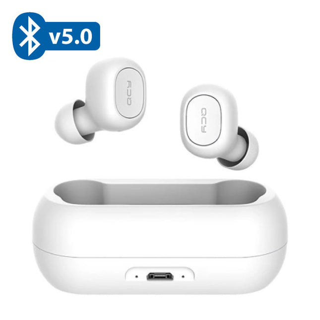 QCY T1C Draadloze Bluetooth 5.0 Oortjes Ear Wireless Buds Earphones Earbuds Oortelefoon Wit - Helder Geluid