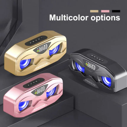 Draadloze Luidspreker - FM Radio Wekker Bluetooth 5.0 Soundbar - Zwart