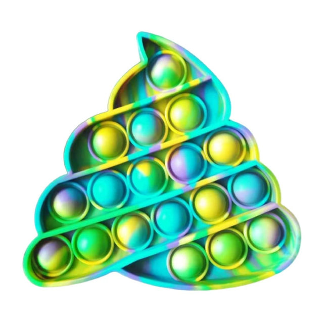 Pop It - Fidget Anti Stress Speelgoed Bubble Toy Siliconen Regenboog