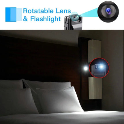 Mini Security Camera met Fill Light - 1080p HD Camcorder Motion Detector Alarm Zwart