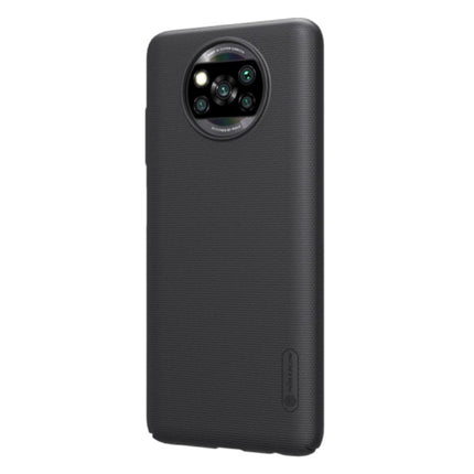 Xiaomi Poco X3 NFC Frosted Shield Hoesje - Shockproof Case Cover Cas Zwart