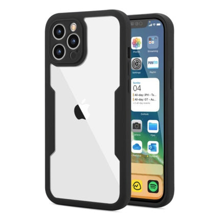 iPhone 13 Mini 360°  Full Cover - Full Body Case Hoesje + Screenprotector Zwart