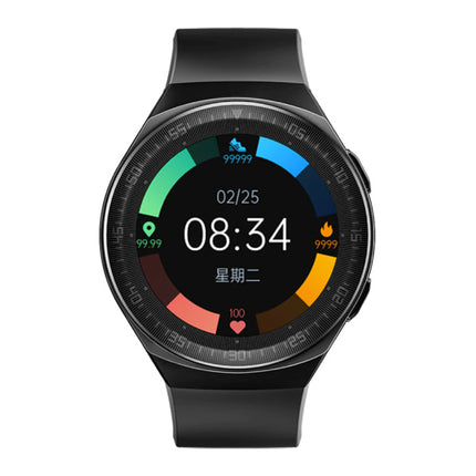 MT-3 Smartwatch met Luidspreker en Hartslagmonitor -  Fitness Sport Activity Tracker Silica Gel Bandje Horloge iOS Android Zwart