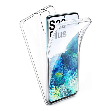 Samsung Galaxy S20 Plus Full Body 360° Hoesje - Volledige Bescherming Transparant TPU Silicone Case + PET Screenprotector