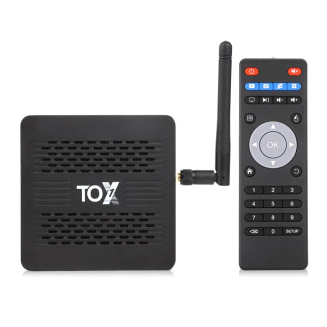 TOX1 TV Box Mediaspeler Android 9.0 Kodi - Bluetooth 4.2 - 4K - 4GB RAM - 32GB Opslagruimte