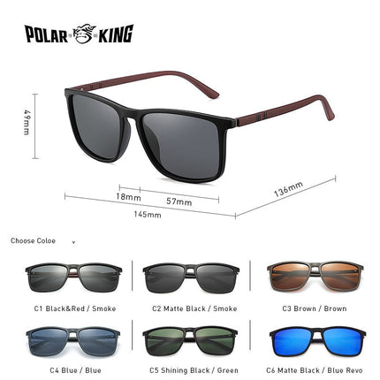 Gepolariseerde Zonnebril Unisex - Vintage Shades Klassieke Reisbril UV400 Bruin