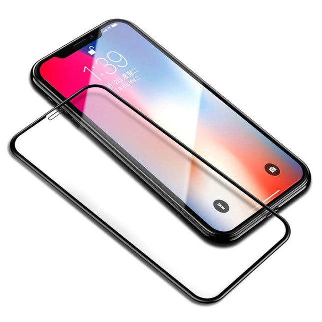 iPhone XR Full Cover Screen Protector 2.5D Tempered Glass Film Gehard Glas Glazen