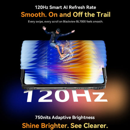 BL7000 Smartphone Outdoor - 24 GB RAM - 256 GB Opslag - 50 MP Camera - 7500mAh Batterij - Zwart