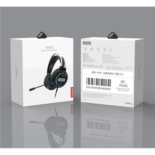 H401 Gaming Koptelefoon met USB en AUX Aansluiting - Headset met Microfoon DJ Headphones Zwart