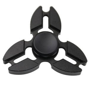 Falcon Tri Fidget Hand Spinner Anti Stress Draaier Toy Zwart