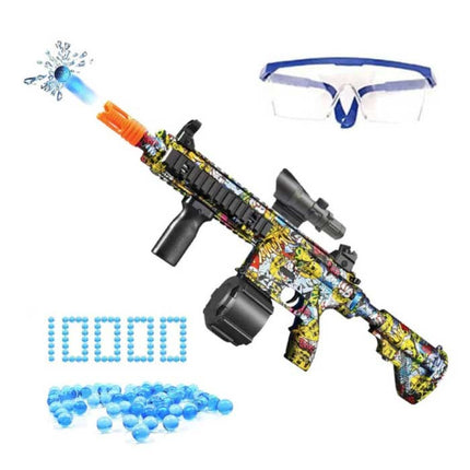 Elektrische Gel Blaster met 10.000 Balletjes - M416 Model Water Speelgoed Foam Shooter Graffiti