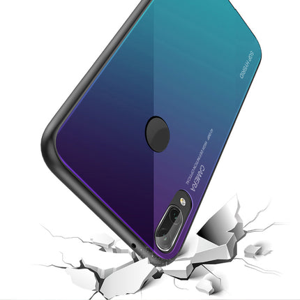 Huawei Mate 20 X - Gradient Armor Case Cover Cas TPU Hoesje Rood