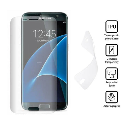 Samsung Galaxy S7 Edge Screen Protector Soft TPU Foil Folie PET Film