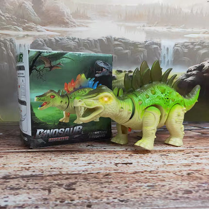 Elektrische Speelgoed Dinosaurus - Stegosaurus Dino Robot - Groen