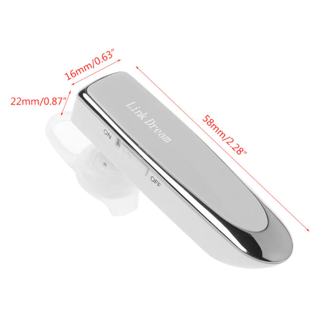 Draadloze Business Headset - Oordopje One Click Control TWS Oortje Bluetooth 5.0 Wireless Bud Headphone Oortelefoon Zwart