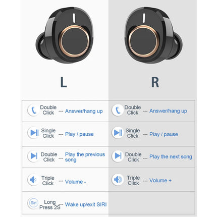 X18 Draadloze Oortjes - True Touch Control TWS Oordopjes Bluetooth 5.0  Wireless Buds Earphones Oortelefoon Wit