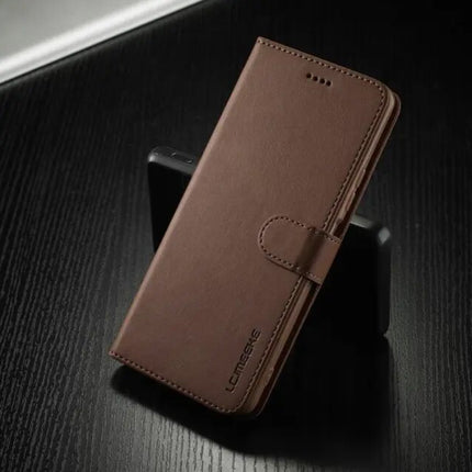 Xiaomi Poco X3 NFC Flip Case Portefeuille - Wallet Cover Leer Hoesje - Bruin