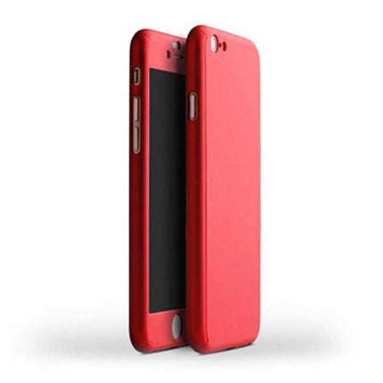 iPhone 11 Pro Max 360°  Full Cover - Full Body Case Hoesje + Screenprotector Rood