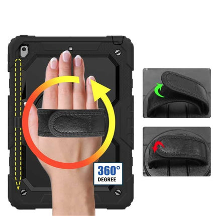 Armor Hoesje voor iPad 10.2" (2019) met Kickstand / Polsband / Pennenhouder - Heavy Duty Cover Case Roze