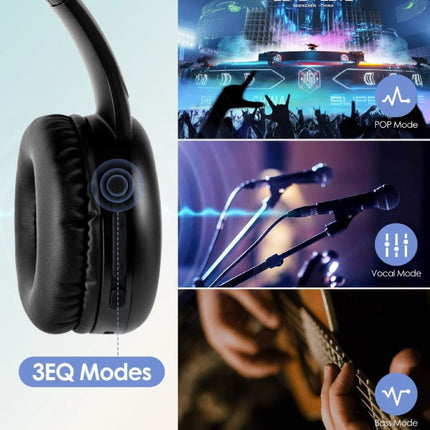 JH-926B Draadloze Koptelefoon met Microfoon - HiFi Stereo Bluetooth 5.1 Headset Zwart