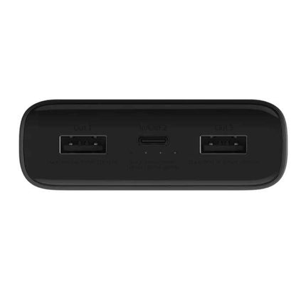 Mi Powerbank 3 - 20.000mAh - 3 Poorten - USB / Type C Externe Noodaccu Batterij Oplader Charger Zwart