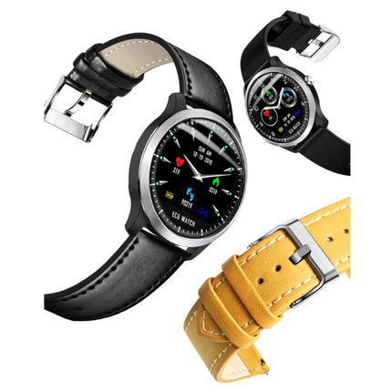 Sports Smartwatch N58 ECG+PPG Fitness Sport Activity Tracker Smartphone Horloge iOS Android iPhone Samsung Huawei Zwart Metaal