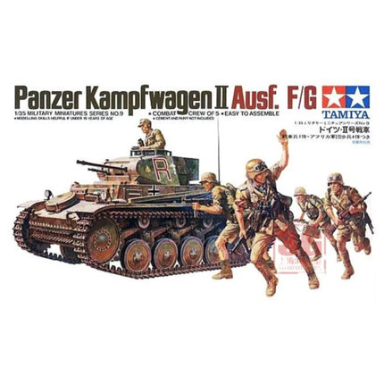 1:35 Panzer Kampfwagen II Tank Bouwkit - Duitse Panther Leger Plastic Hobby Doe-het-zelf Model 35009