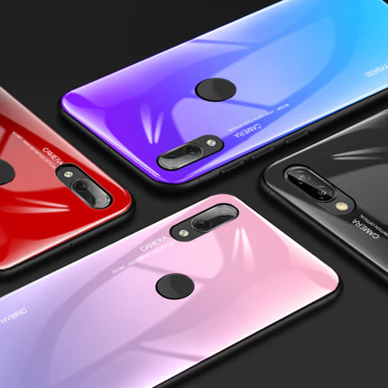 Huawei P30 Pro - Gradient Armor Case Cover Cas TPU Hoesje Zwart