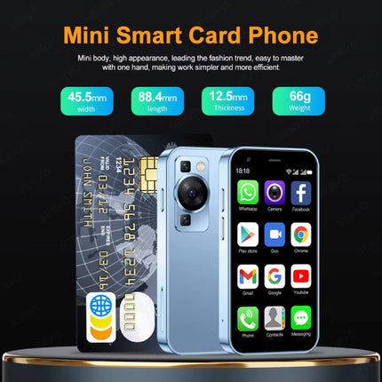 P60 Pro Mini Smartphone - 2 GB RAM - 16 GB Opslag - 2 MP Camera - 1000mAh Batterij - Groen