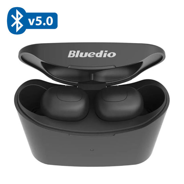 T-Elf Mini TWS Draadloze Bluetooth 5.0 Oortjes Ear Wireless Buds Earphones Earbuds Oortelefoon Zwart