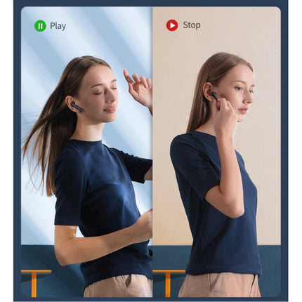 W05 Draadloze Oortjes - Qi Draadloos Opladen - True Touch Control TWS Bluetooth 5.0 Earphones Earbuds Oortelefoon Blauw