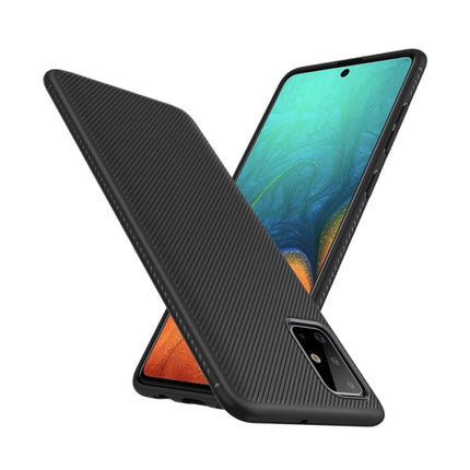 Samsung Galaxy S20 Plus - Carbon Matte Case Cover Cas TPU Hoesje Zwart