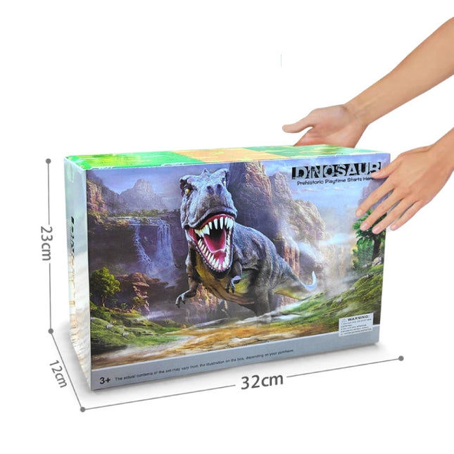RC Dinosaurus (T-Rex) met Mist Effect - Afstandsbediening Bestuurbaar Speelgoed Tyrannosaurus Rex Dino Robot Groen