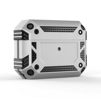 Shockproof Hoesje voor AirPods Pro - AirPod Case PC TPU Cover Skin - Zilver