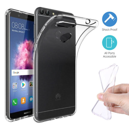 Huawei P Smart Transparant Clear Case Cover Silicone TPU Hoesje 