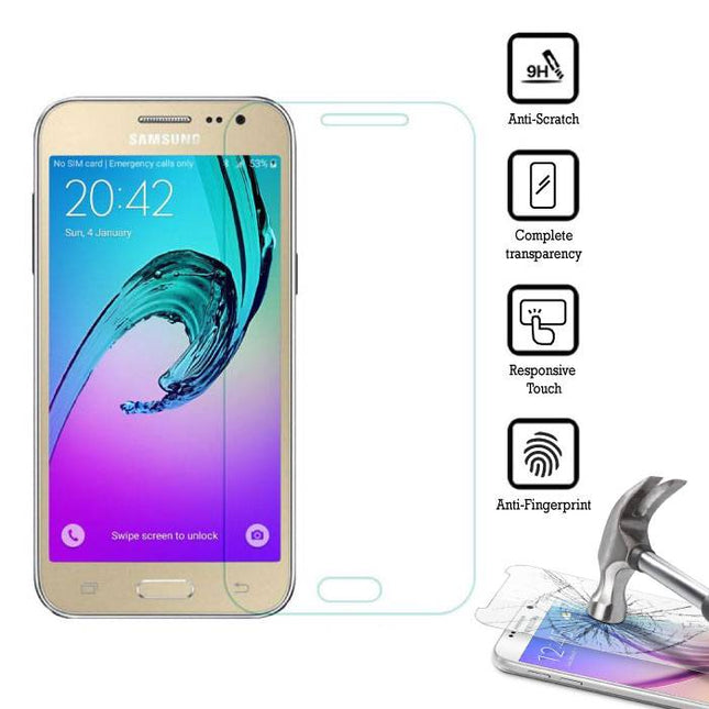 Samsung Galaxy J2/J200F/J200G 2016 Screen Protector Tempered Glass Film Gehard Glas Glazen