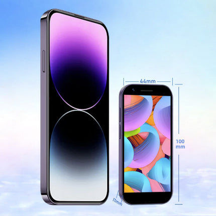 S24U Mini Smartphone - 2 GB RAM - 16 GB Opslag - Dual SIM - 2250mAh Batterij - Grijs