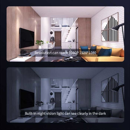 Klok met 1080p Camera en WiFi - Draadloze Smart Home Security Night Vision Motion Detection