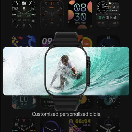 I33 Smartwatch Gezondheid Monitor - Sport Health Tracker Horloge - Silicoon Bandje - Oranje